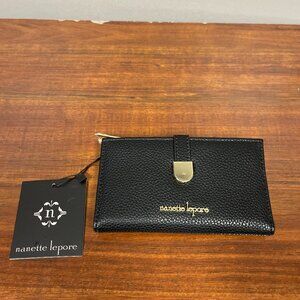 Nanette Lepore Wylie CC Case Black Bifold